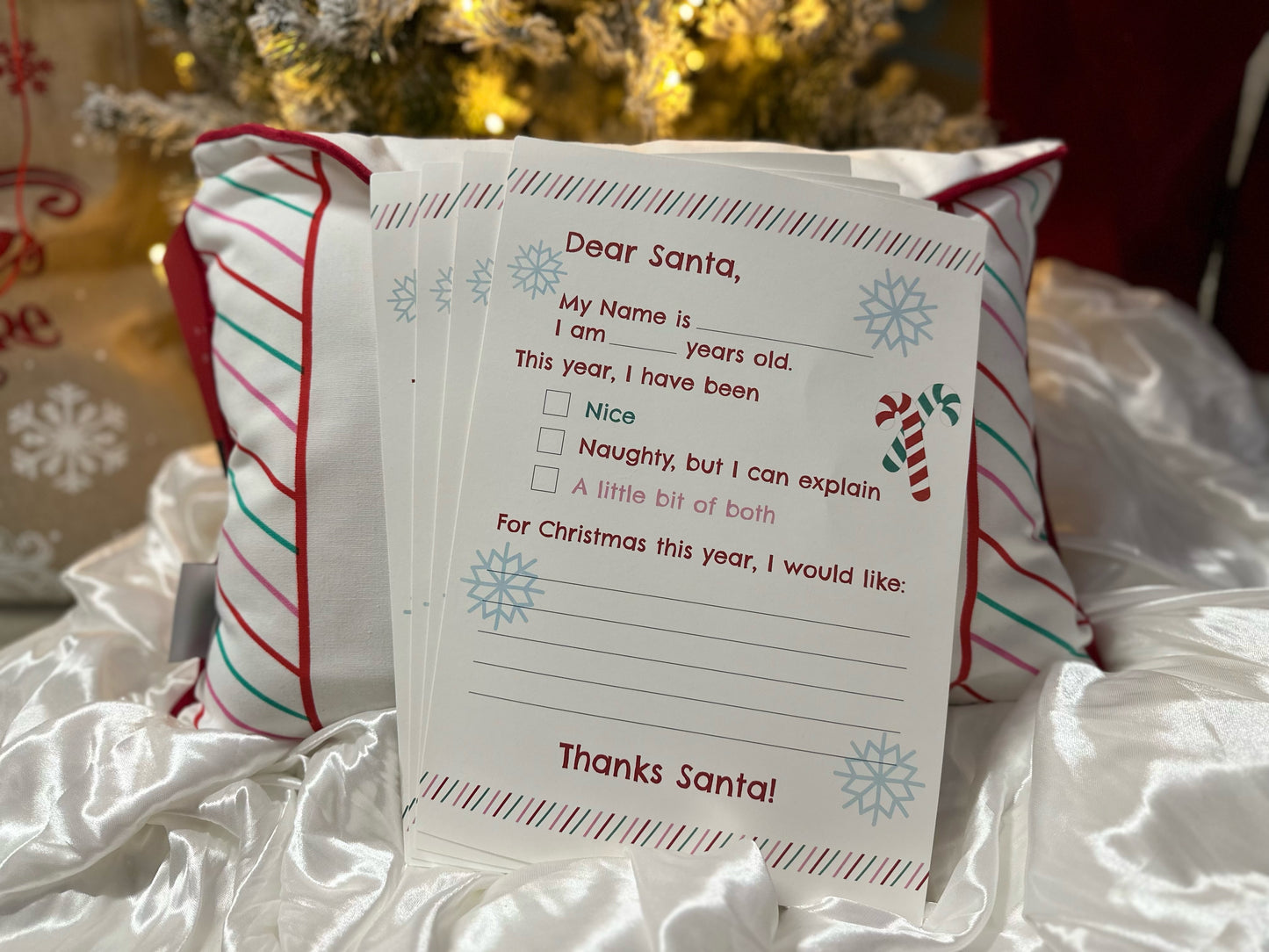 Letter to Santa Cushion
